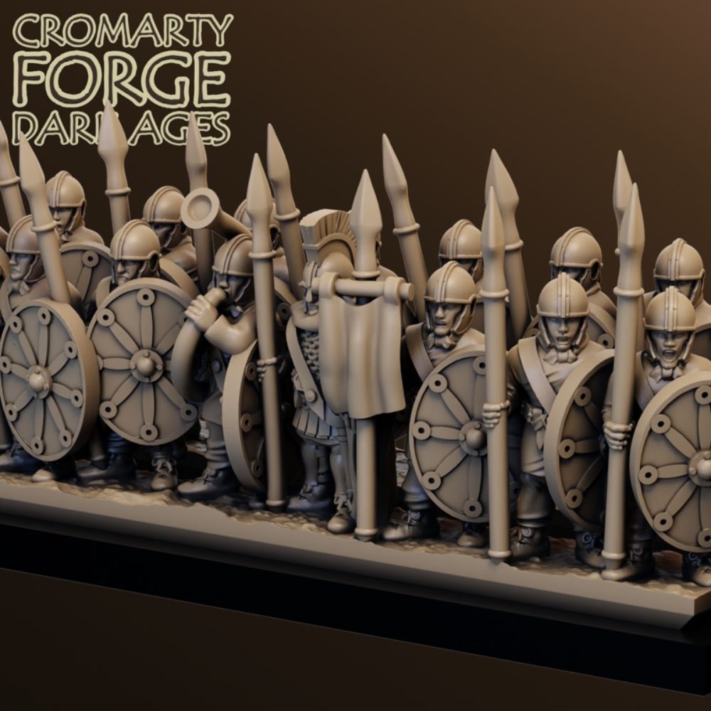 10mm Late Imperial Roman Unarmored Infantry image 2