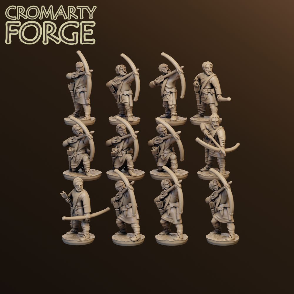 15mm Goth Archers Small Unit image 0