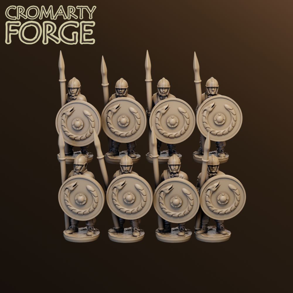 15mm Late Roman Unarmoured Infantry Standing Pack Breaker image 0