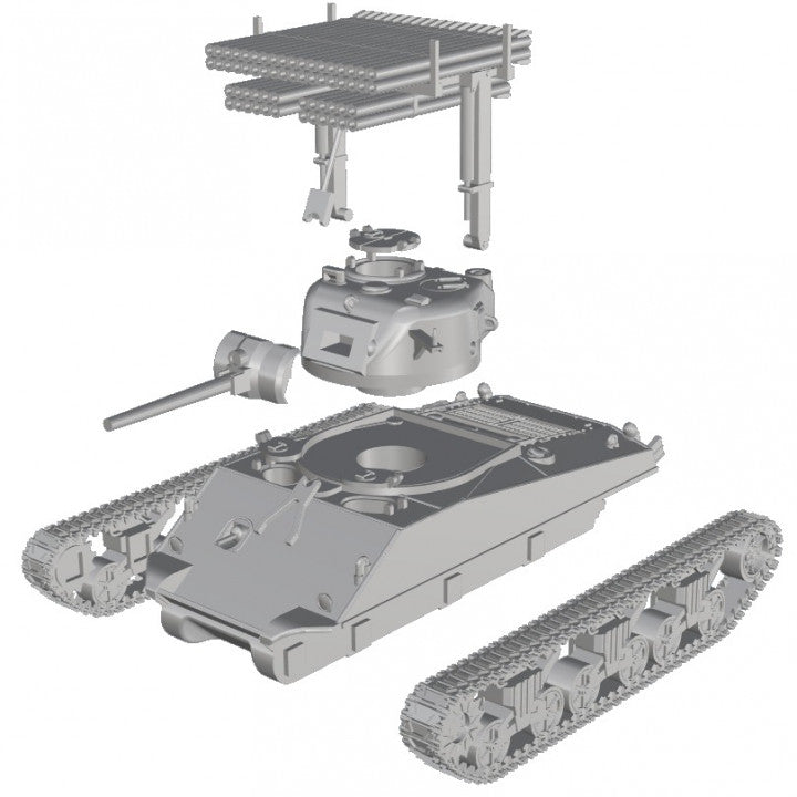 WW2 USA Europe Sherman T34 Calliope 15mm image 1