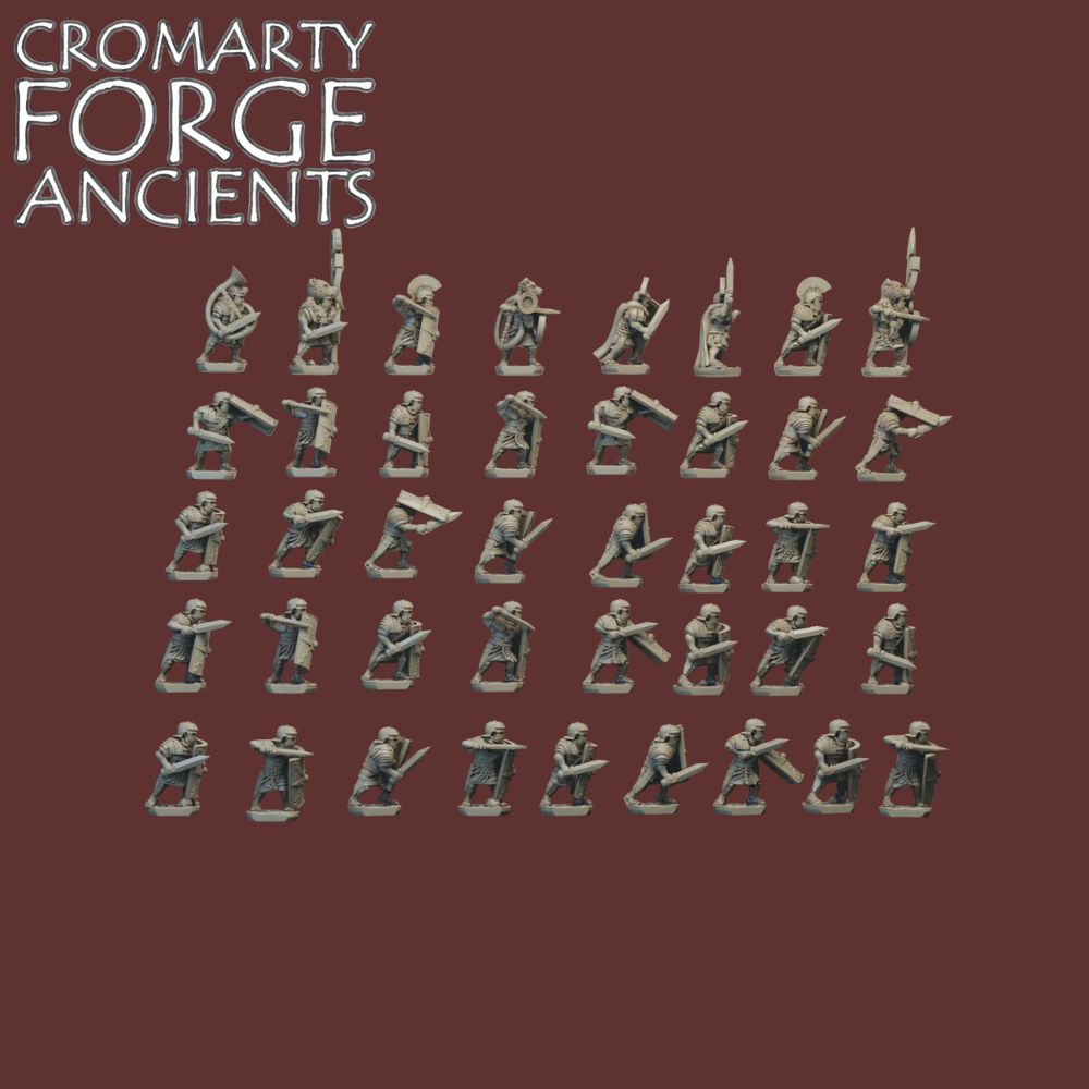 10mm Early Imperial Romans: Legionaries Attacking image 3