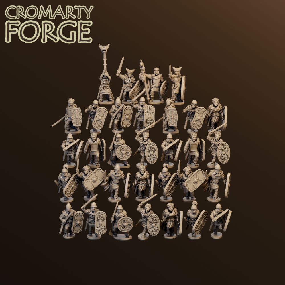 15mm Briton Bodyguard Unit image 0