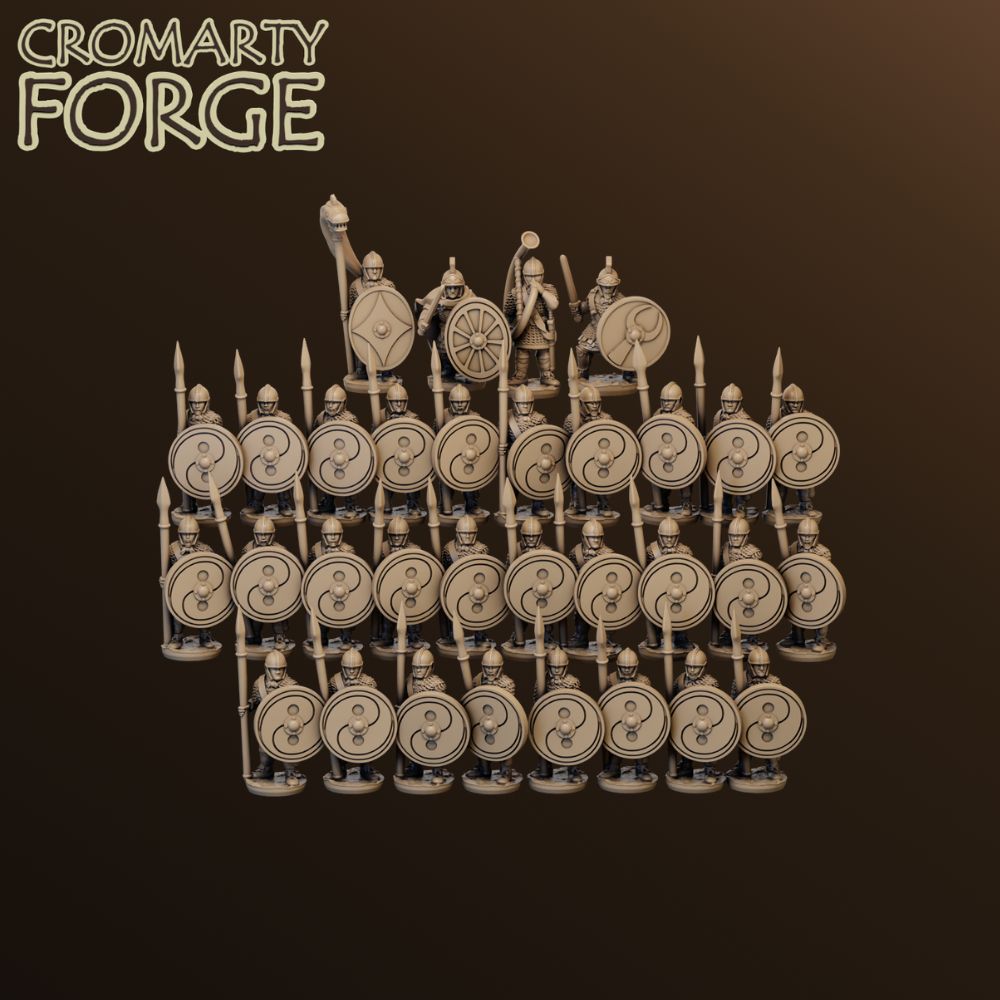 15mm Late Roman Armoured Infantry Standing Unit image 0