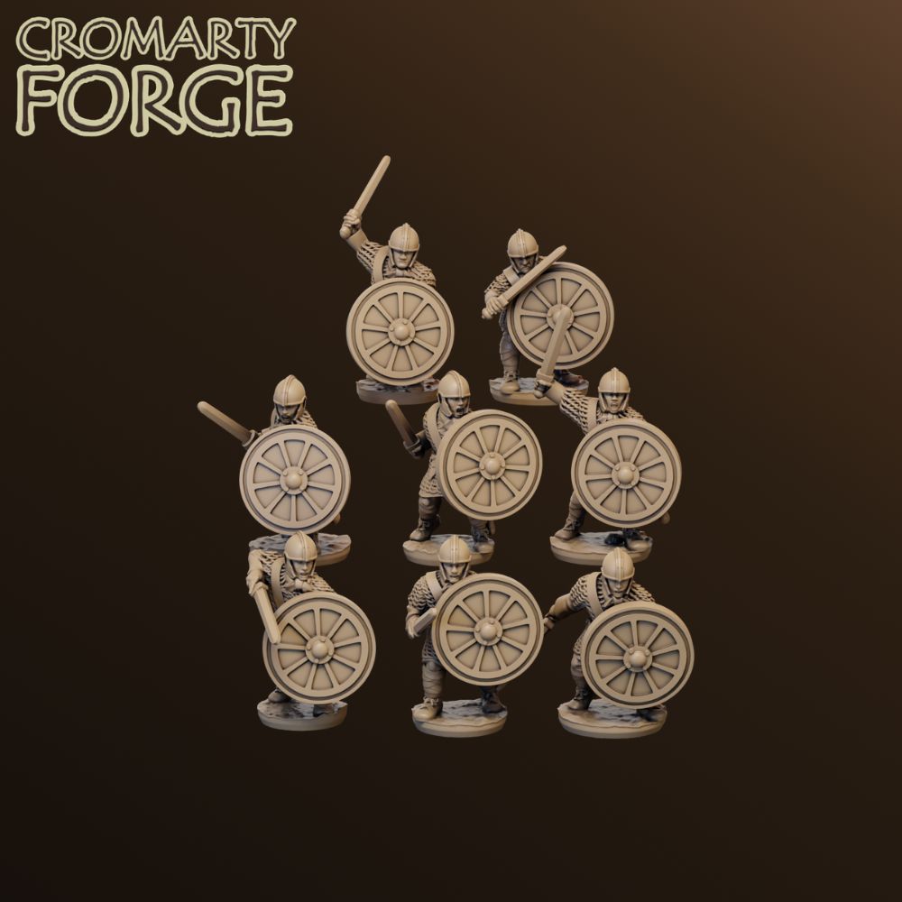 15mm Late Roman Armoured Infantry Attacking Sword Pack Breaker image 0