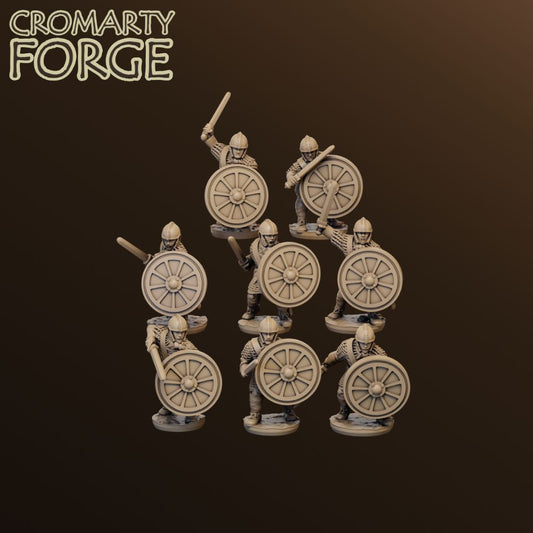 15mm Late Roman Armoured Infantry Attacking Sword Pack Breaker image 0