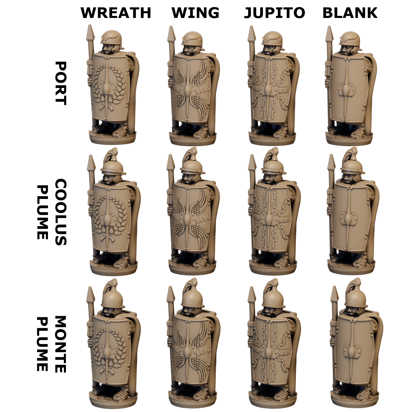 10mm Late Republic Roman Legionaries Throwing Pila Unit image 3