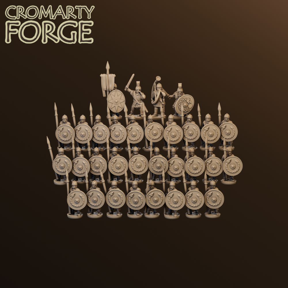 15mm Late Roman Unarmoured Infantry Standing Unit image 0