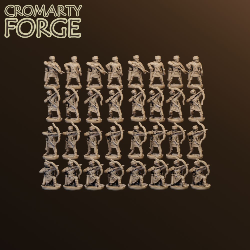 15mm Late Roman Unarmoured Archers Unit image 0