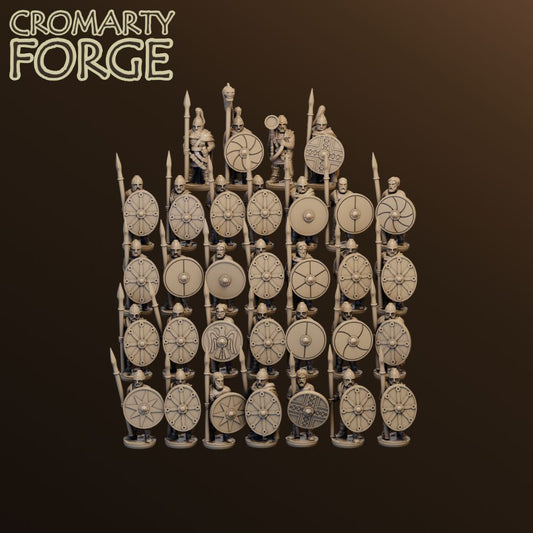 15mm Goth Warriors Standing Unit image 0