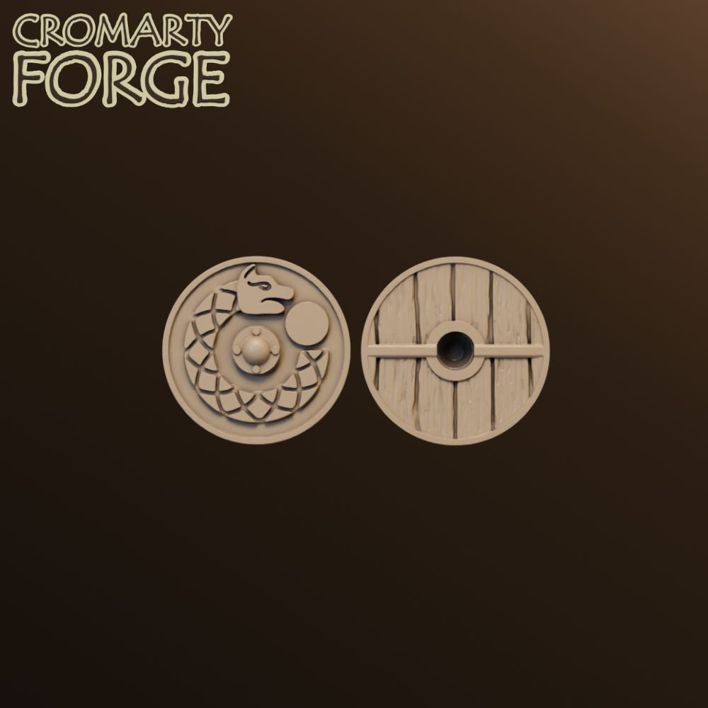 15mm Late Romans Round Shield 10 - Set of 32 image 0