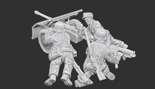 WW2 Finnish 37PstK36 Bofors anti tank gun and crew 15mm image 1
