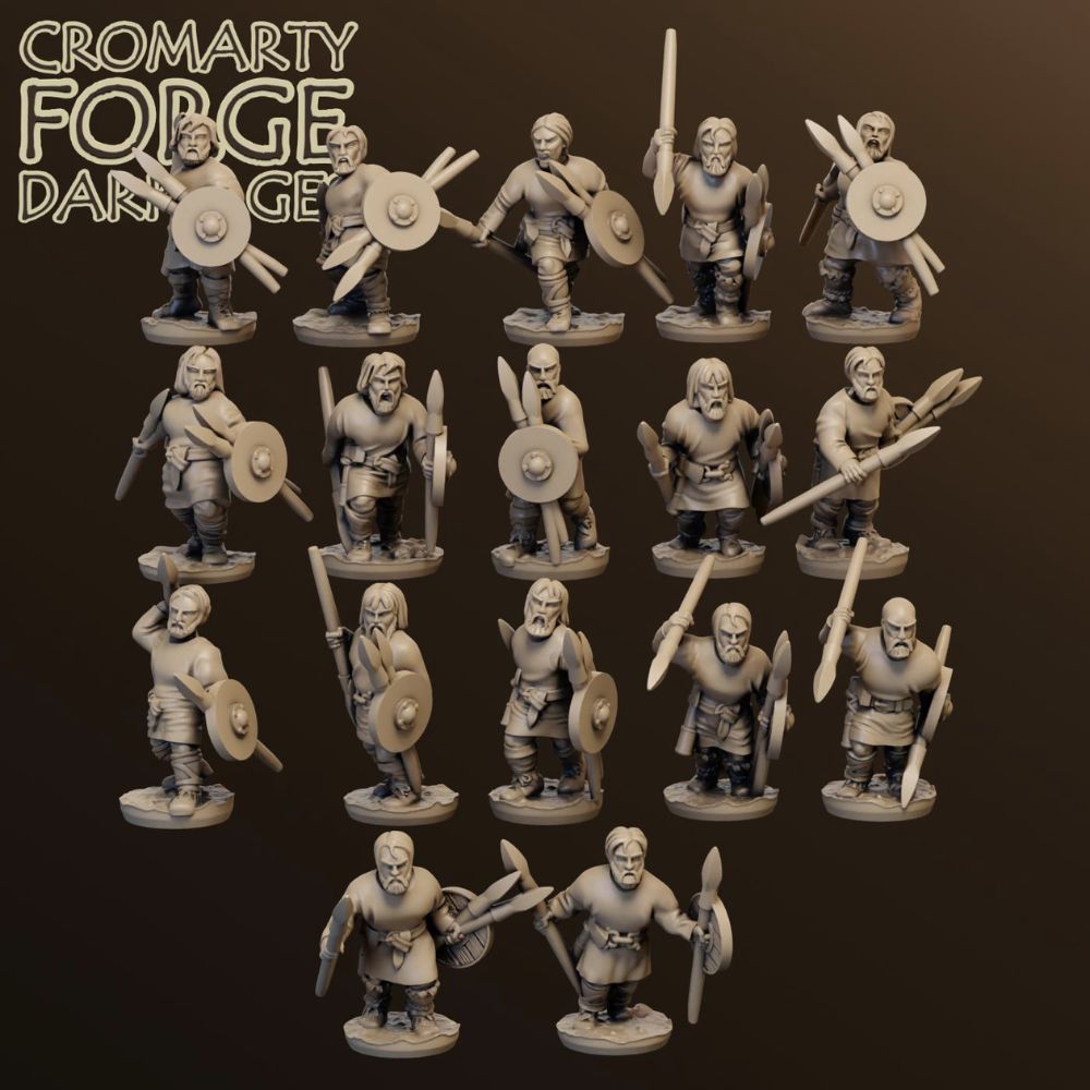 10mm Goths with Javelins image 1