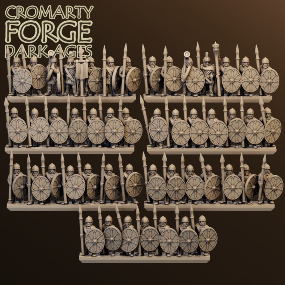 10mm Late Imperial Roman Unarmored Infantry image 1