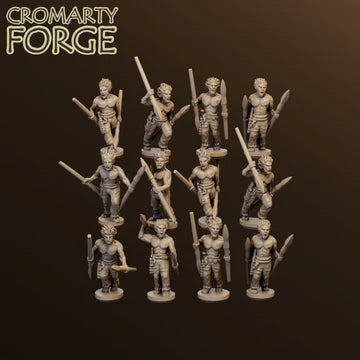 13.5mm Briton Javelin Skirmishers Small Unit
