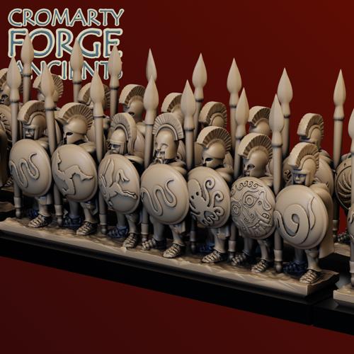 10mm Earlier Armoured Hoplite Standing OPTION 3 Unit