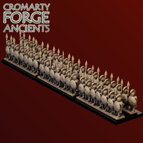 10mm Earlier Armoured Hoplite Standing OPTION 3 Unit