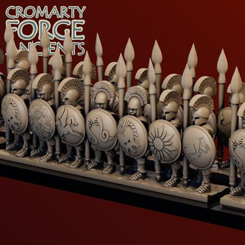 10mm Earlier Unarmoured Hoplite Standing OPTION 2 Unit
