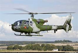 Cold War British Gazelle Helicopter 12mm