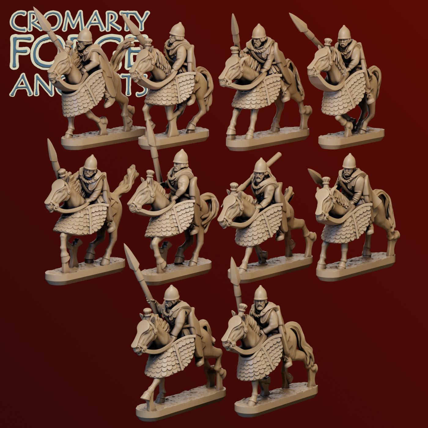 15mm Achaemenid Persian Heavy Cavalry Spear And Bow Unit