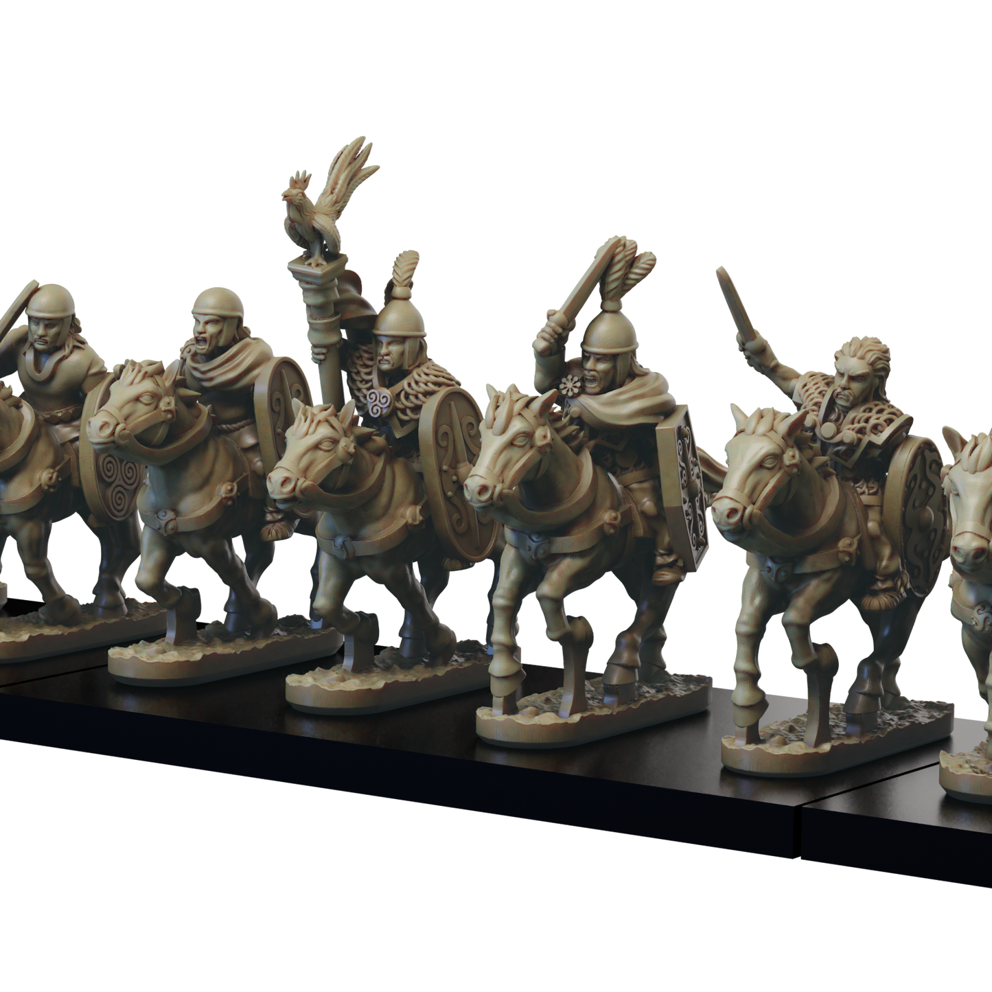 10mm Gallic Noble Cavalry Unit