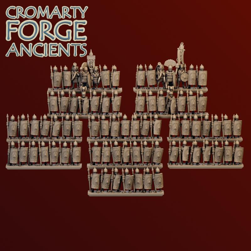 10mm Late Republic Roman Legionaries Standing Unit image 0