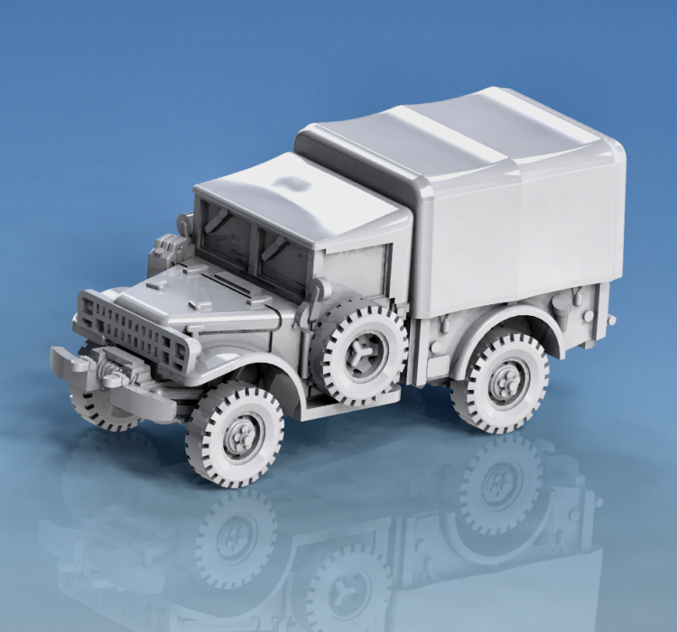 WW2 British and Commonwealth Bedford MWV 15mm image 0