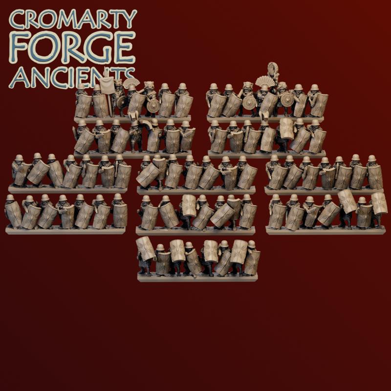 10mm Late Republic Roman Legionaries Attacking Unit image 0
