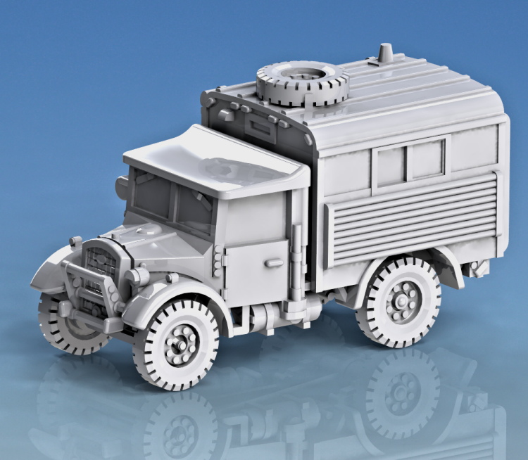 WW2 British and Commonwealth Bedford MWR 12mm image 0