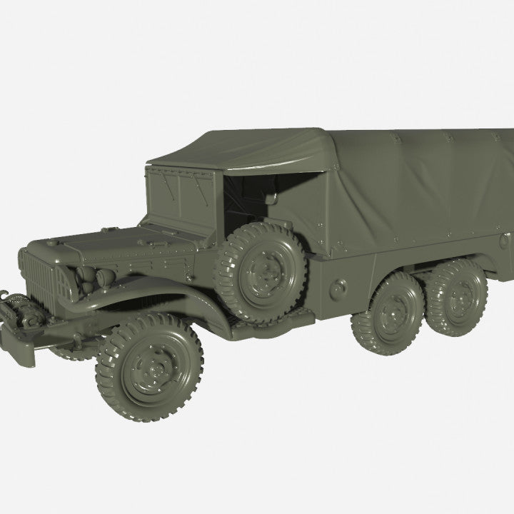 WW2 USA Europe Dodge WC-63 with winch+canopy (1½‑tons, 6x6) 15mm image 1