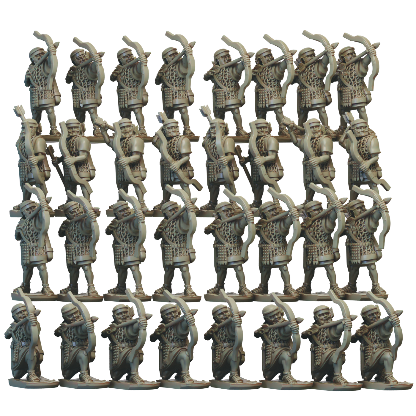 13.5mm Early Imperial Roman Archers Unit