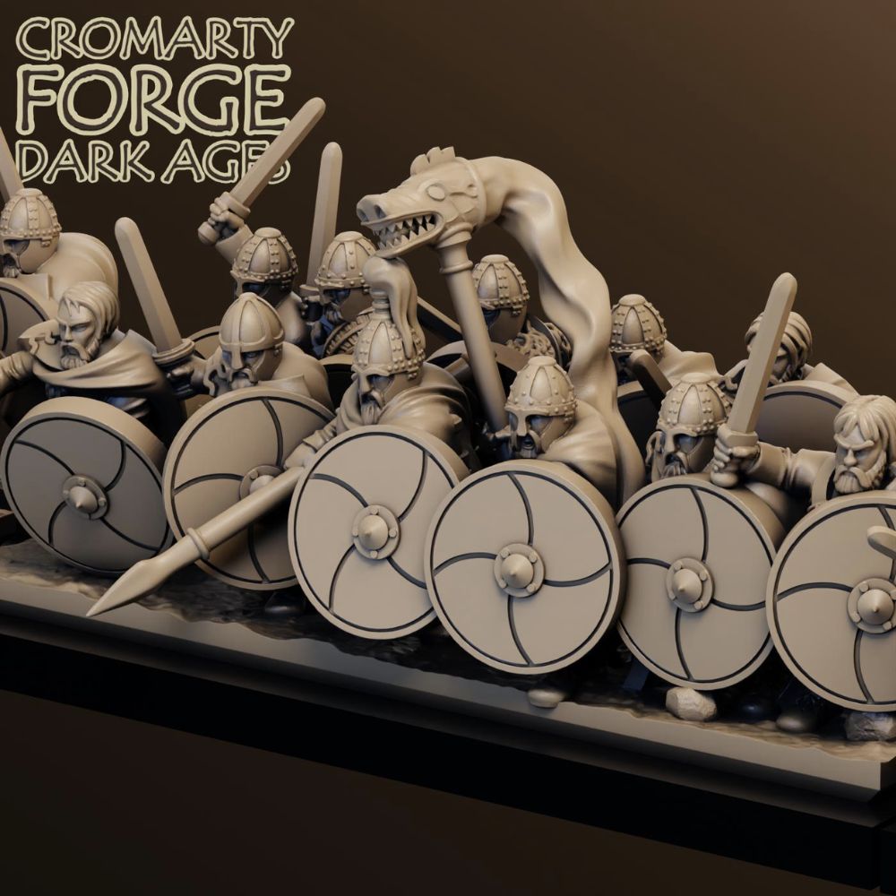 10mm Goth Infantry Attacking image 0