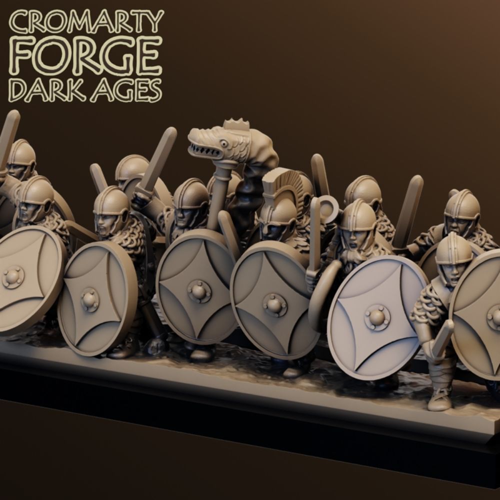 10mm Late Imperial Roman Legionaries Attacking image 2