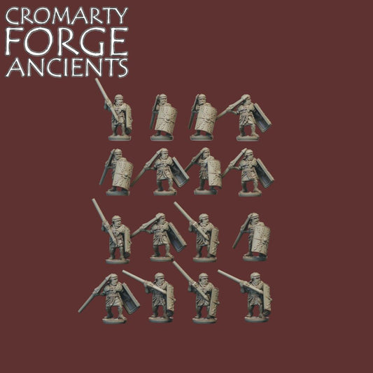 10mm Early Imperial Romans: Legionaries Throwing Pila image 0