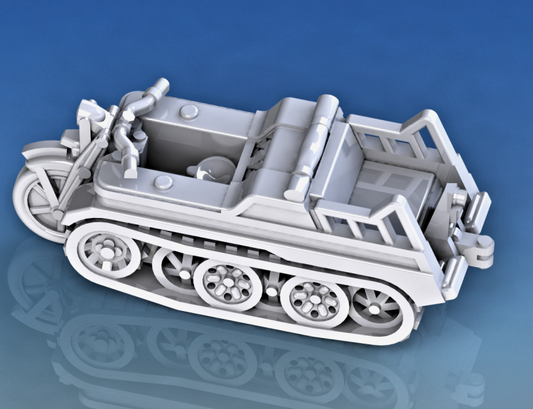 WW2 SdKfz 2 Kettengrad (2 pack) 20mm image 0