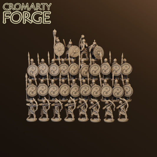 15mm Late Roman Armoured Infantry Standing With Archers Unit image 0