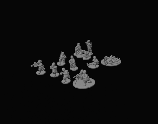 WW2 Panzergrenadiers 1943-45 Dismounted Heavy Weapons 06mm - Platoon image 0