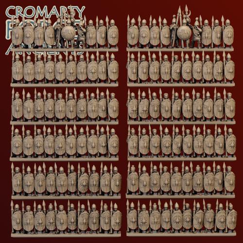 13.5mm Carthaginian Militia Infantry Unit image 0