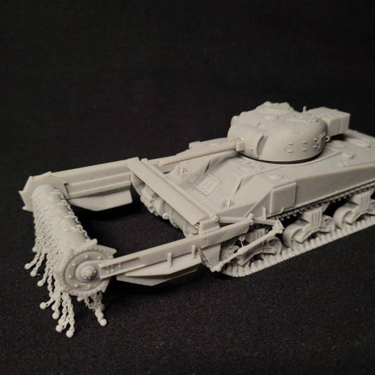 WW2 USA Europe Sherman Crab 15mm image 0