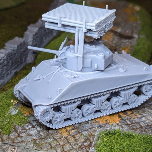 WW2 USA Europe Sherman T34 Calliope 15mm image 0