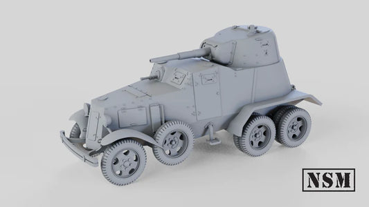 WW2 Russian BA10 armoured car 20mm image 0