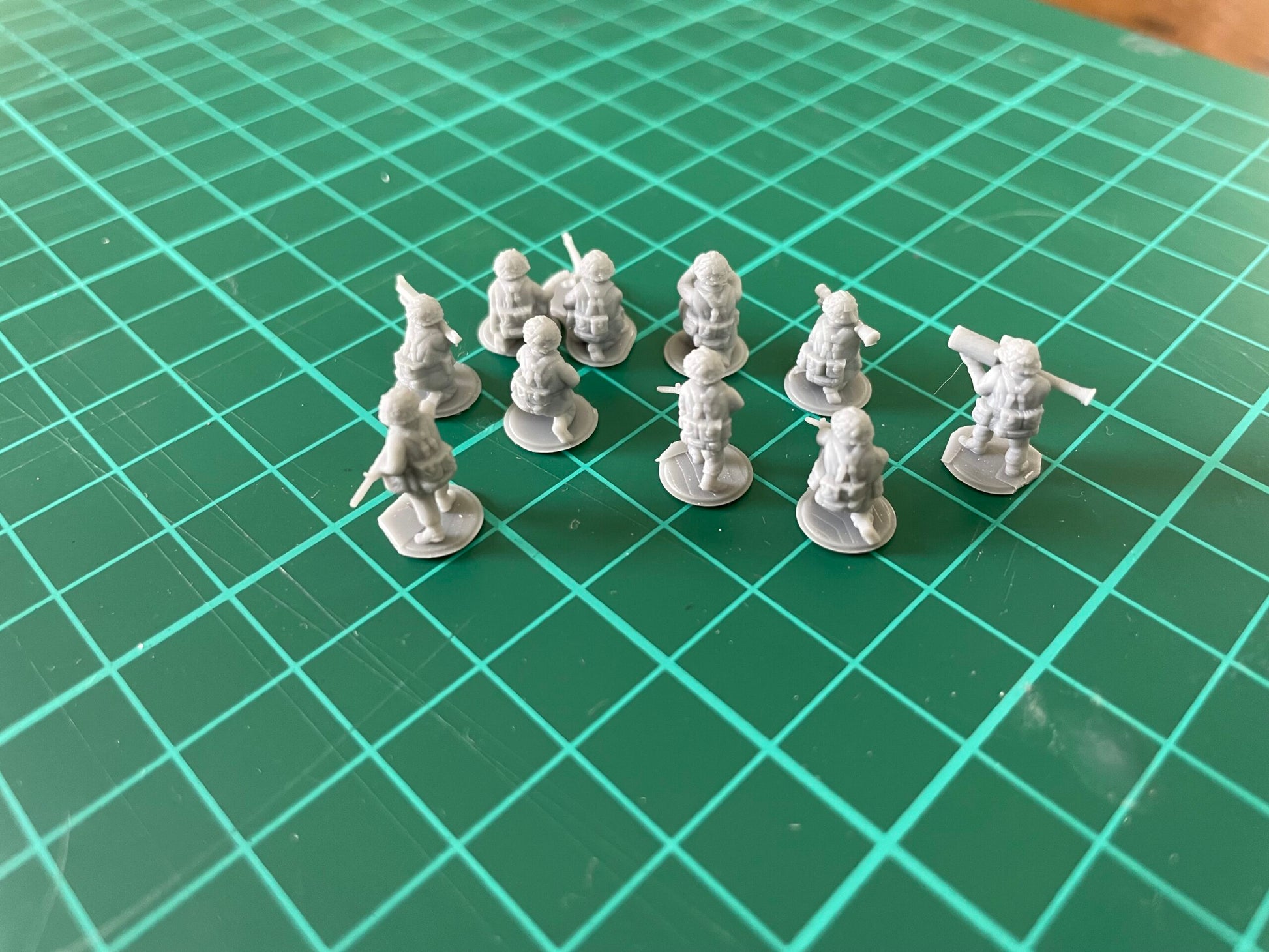 10mm Northag British Infantry Platoon Dismounted image 1