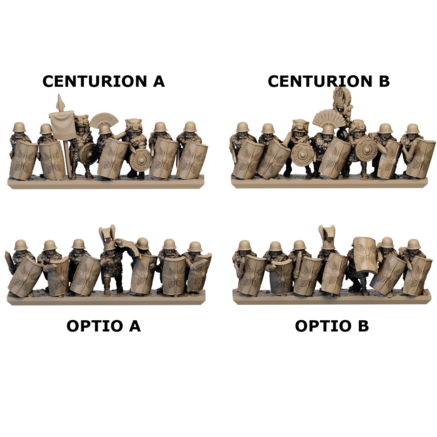 10mm Late Republic Roman Veteran Legionaries AttackingUnit image 2