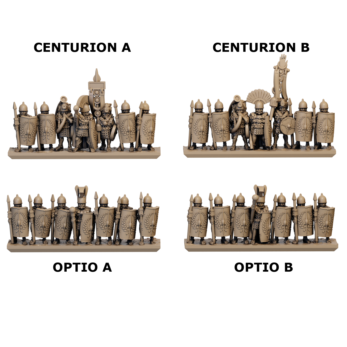 10mm Late Republic Roman Legionaries Standing Unit image 2