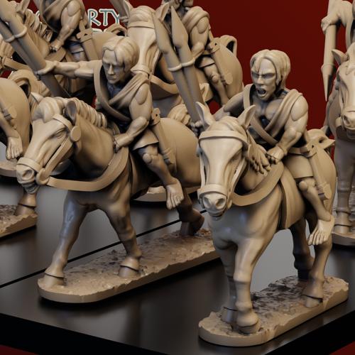 10mm Earlier Greek Light Cavalry Unit