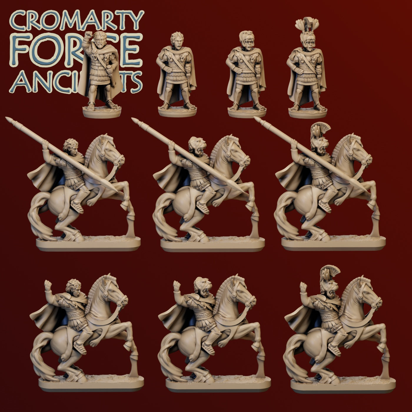 15mm Macedonian Generals