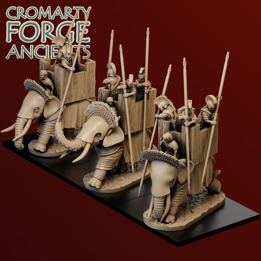 15mm Macedonian War Elephants UNIT