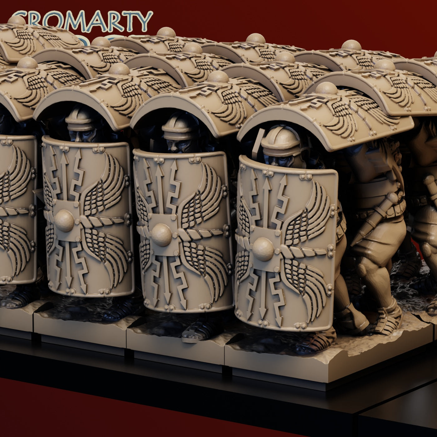 15mm Early Imperial Roman Testudo