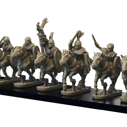 10mm Gallic Noble Cavalry Unit