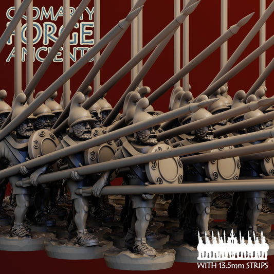 15mm Macedonian Unarmoured Phalangites Phalanx