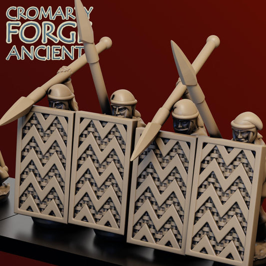 15mm Achaemenid Persian Sparabara Infantry Unarmoured Spear And Bow Pack Breaker